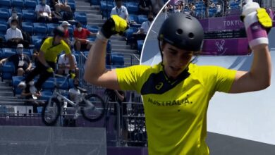 متسابق الدراجات الأسترالي يتألق في سباقات BMX الحرة في طوكيو